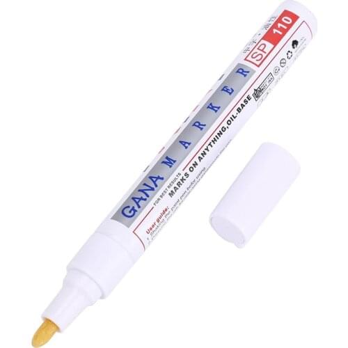 Oil Car Tyre Tire Tread marker Universal Waterproof Permanent Marker Car Tire Tread Rubber PC Tyre Paint white marke Pen