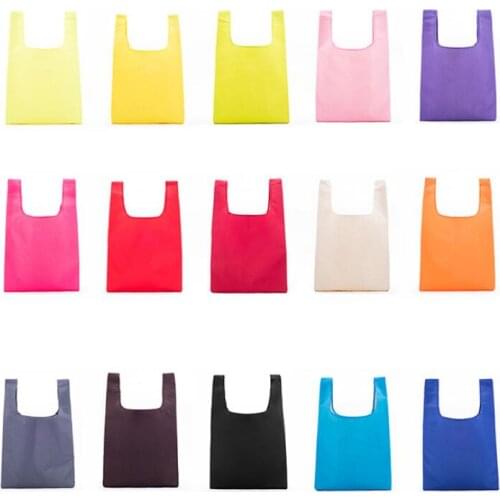 Reusable Foldable Grocery Bags Storage Bag Heavy Duty Folding Shopping Tote Bag Waterproof Nylon Shopping Bags LX7642