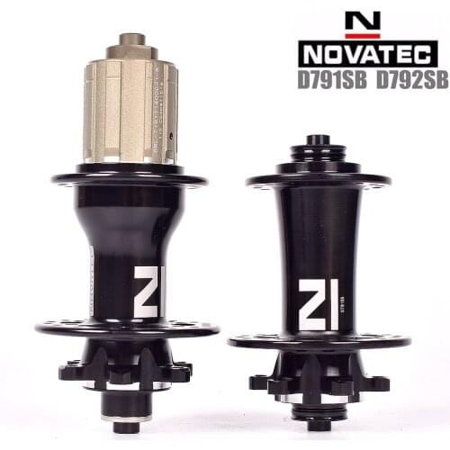 Novatec D791SB D792SB Mountain Bicycle Disc Hubs BOOST and QR or Thru 8 9 10 11 Speed 28 32 Holes Rear 4 bearings Front hubs
