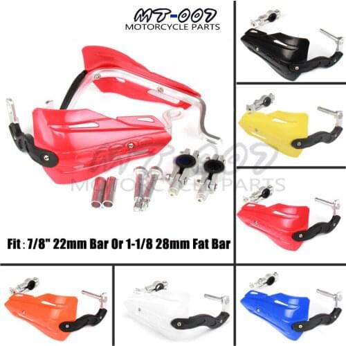 NEW Orange Handlebar handguards Hand Guards For 7/8" 22mm Bar Or 1-1/8 28mm Fat Bar Motorcycle Motorcross Dirt Bike ATV