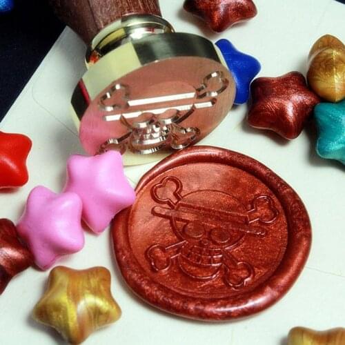 New One Piece Vintage and high quality Paint seal ONE PIECE wax seal Metal head without handle,DIY Scrapbooking wax stamp