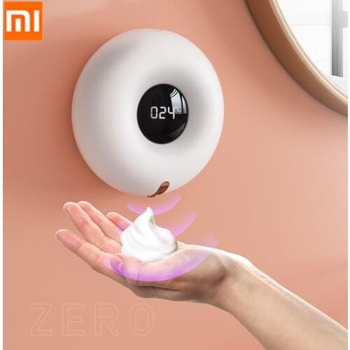 NEW xiaomi mijia Infrared intelligent automatic sensor washing mobile phone 1200mAh LED USB charging wall-mounted foam machine