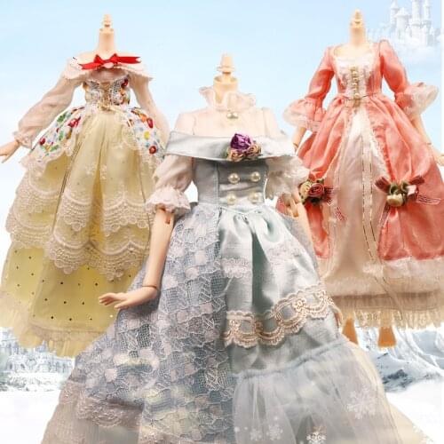 Clothes for 1/4 BJD 45cm Diary Queen series Exquisite dress handmade high quality Forturn Days Free Shipping