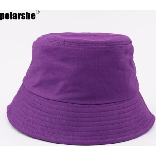 Summer Panama Cap Cotton Bucket Hat Black White Solid Unisex Outdoor Caps Hip Hop Gorros Men Women Beach Sun Fishing Boonie Hat