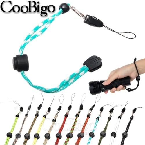 Paracord Lanyard Flashlight Strap Camera Phone Sling Bottle Colorful Adjustable EDC Outdoor Backpack Knife Camping kit