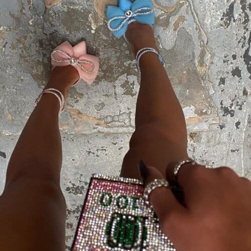 Lace-up Pointed Toe Satin Bow Rhinestone Stiletto High Heel Womens Sandals