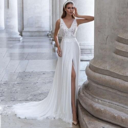 Thinyfull Chiffon Wedding Dresses