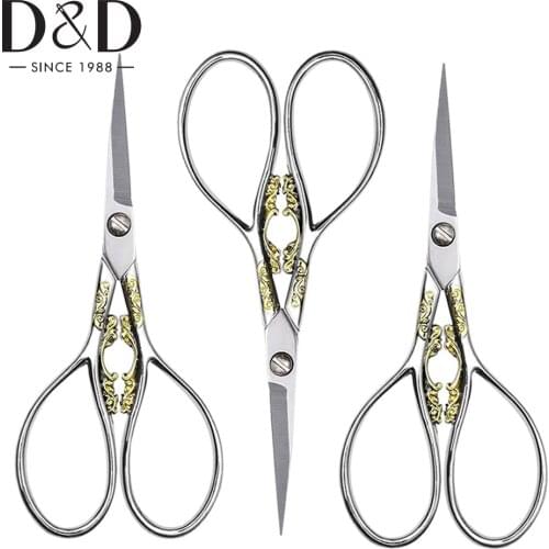 Vintage Scissors for Needlework Embroidery and Sewing Scissors Stainless Steel Tailors Scissors for DIY Craft Sewing Tools