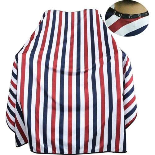 Adult Salon Hairdressing Cape Hairdresser Hair Cutting Gown Barber Cape Button Neck Gown Cloth Waterproof Hair Cloth