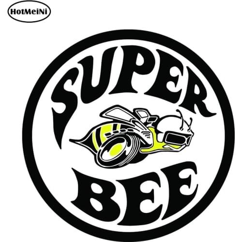 HotMeiNi 12cm X 12cm Super Bee Decal Funny Car Stickers Car Styling Waterproof DIY Auto Motor Decor Graphics
