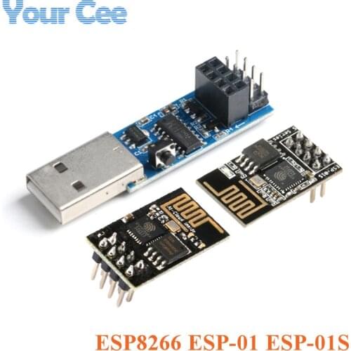 ESP8266 ESP-01 ESP-01S Downloader Serial Port to WIFI Wireless Module One-click Download Debugger for IOT Internet of Things