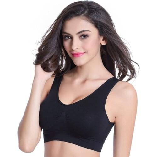 S-6XL Large Size Women New Design Comfort Aire Bra Breathable Underwear Shockproof Sports Support Fitness Bras