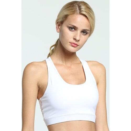 2019 Phone Pocket Bras Fitness Wire Free Padded Push up women Bra shockproof Breathable polyester sports lingerie