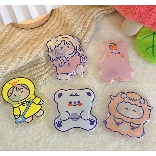 Winter Reusable Gel Hand Warmer Cute Cartoon Instant Self Heating Pack Warmer Portable Hand Warmer