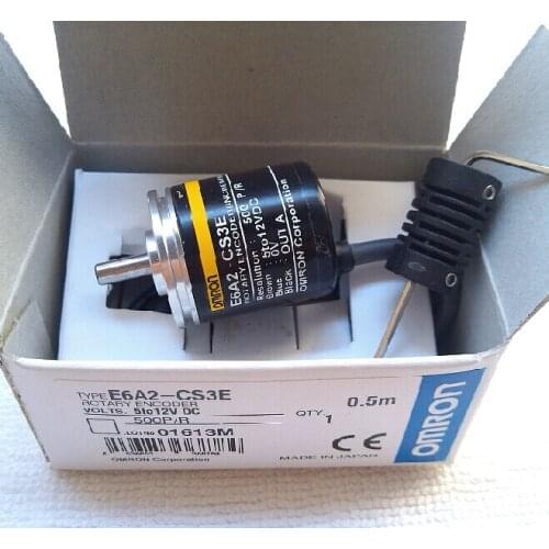 1pcs E6A2-CS3E 500P/R encoder for Omron / 500-line optical rotary encoder / For Freescale smart car single-phase encoder