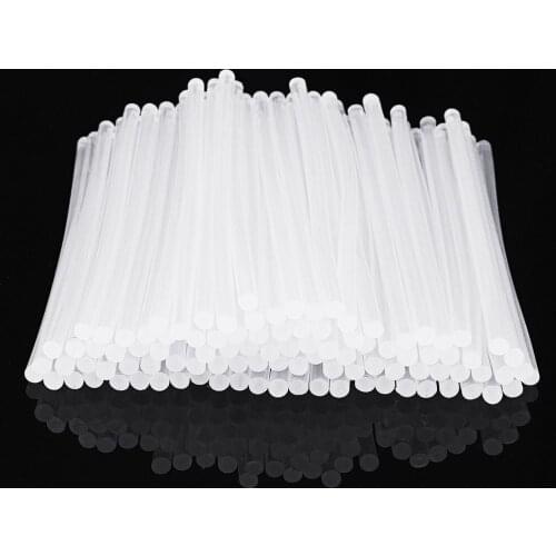 100Pcs 7mm x 200mm White Transparent Hot Melt Gule Sticks DIY Craft Model Repair Adhesive