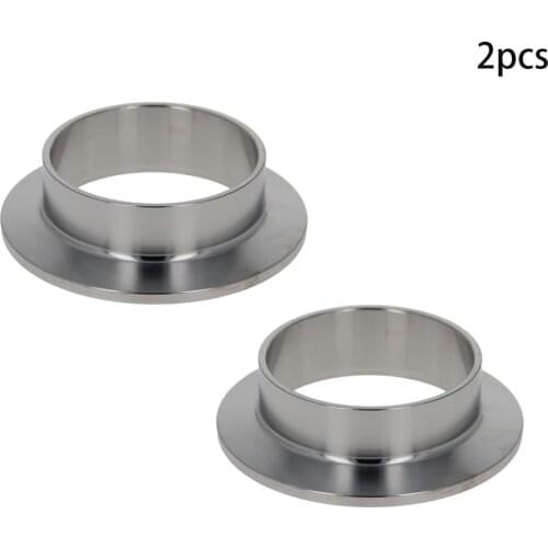 Othmro 2PCS KF-50 Tube OD 54mm ID 50mm Vacuum Tubing Flange Ferrule Chuck Diameter 75mm Welded Joint Length 20~50mm For Ferrules