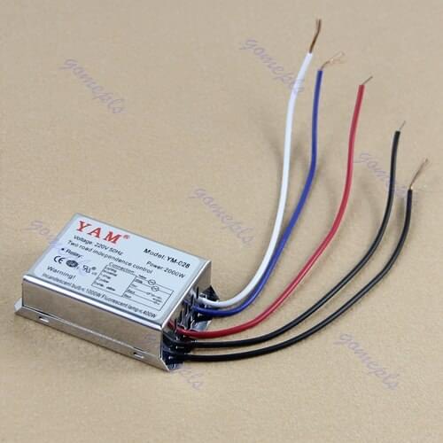 2000W Two Road Independence Control Change Frequency Power Section Switch 220V H02