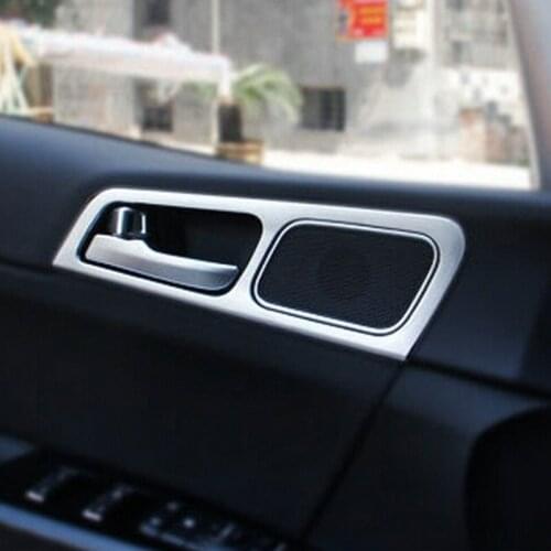 Car inner door handle bowl frame cover trim 4pcs for LHD Kia Sportage 2016 2017 2018
