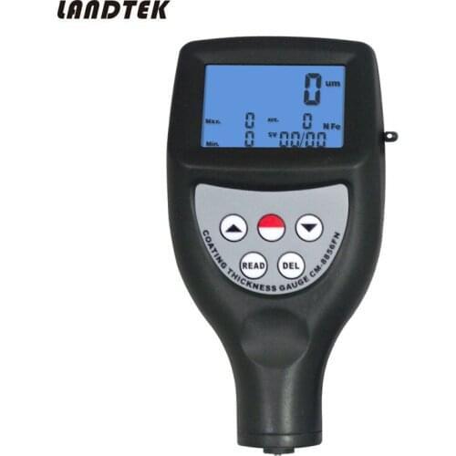 CM-8855 Integral Coating Thickness Gauge F Magnetic Induction/NF Type Eddy Current with 99 Groups Data Memory Range 0~1250um