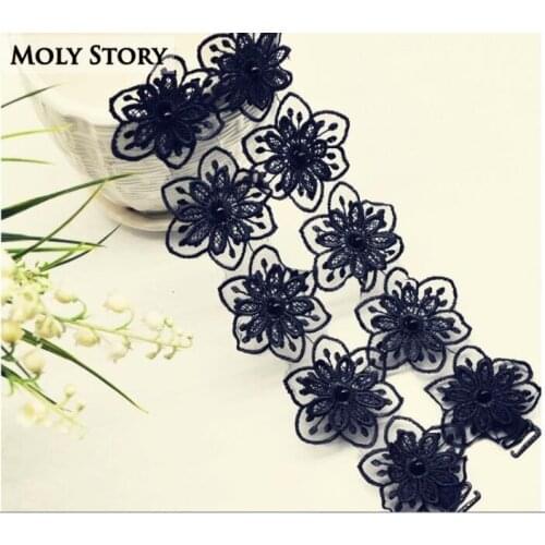 Decorative Cute Big Flower Pearl Lace Bra Straps Replacement Underwear Belt Women Intimate Bra Accessories Shoulder Straps