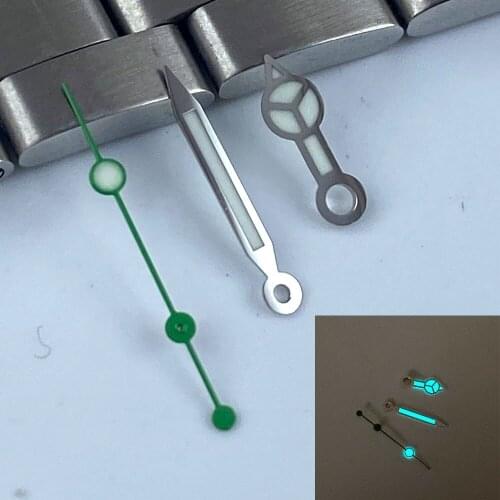 For NH35 NH35A NH36 NH36A 7s26 7s36 Automatic Movement Watch Hands Set Blue Luminous Wristwatch Accessories