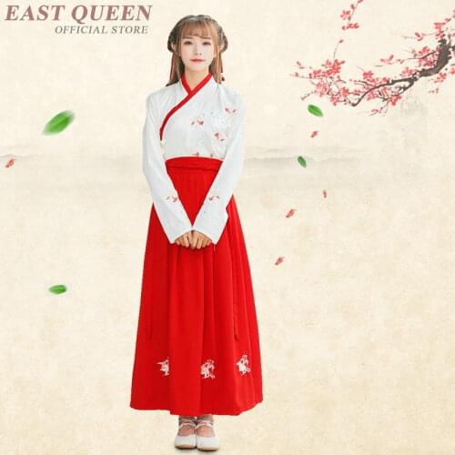 Hanfu women ancient Chinese clothing han dynasty Chinese folk dance dress clothing cosplay Chinese dress FF934