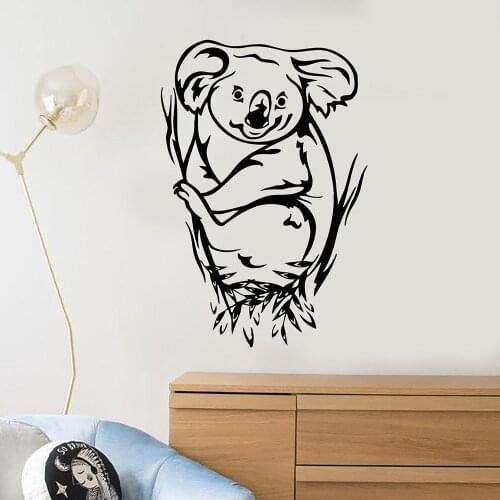 Koala Bamboo Animal Vinyl Wall Decal Home Decor Kids Room Art Mural Removable Wall Stickers