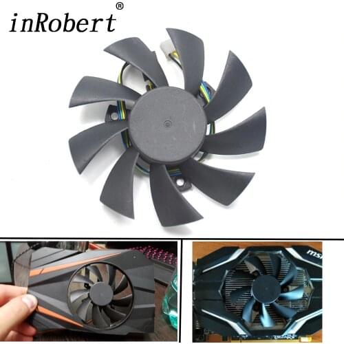 New 85mm T129215SU Cooler Fan Replace For ASUS GTX 950 mini MSI RX460 Gigabyte Zotac GTX 1060 1050 GTX 1080 ITX Graphics Card