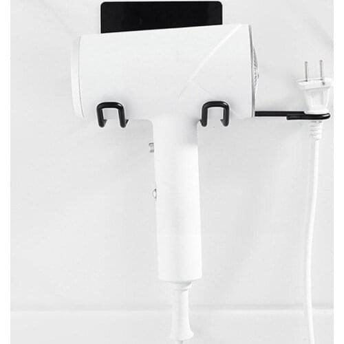 Wall Mounted Rack Organizer Hair Straightener Dryer Holder Storage Shelf Rack Box For Bathroom Accessories Organizer Storag J8K2