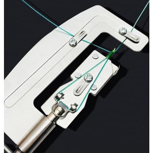 New Semi Alloy Machine Fishing Hook Line Tier Portable Stainless Steel Fish Hook Line Knotter Tying Fishing Binding Device Tool