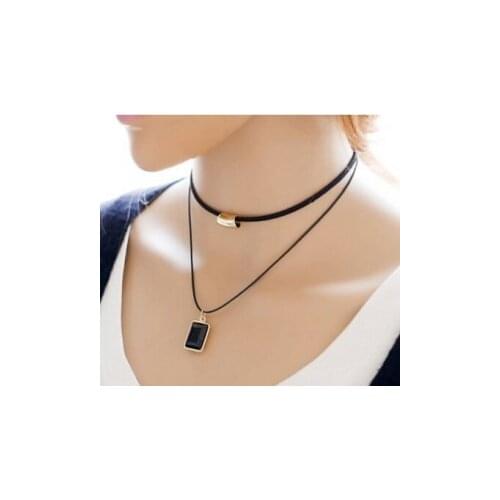 2021 New Cheap Necklace Complex Retro Korean Version Of The Lace Collar Double Simple Lace Female Factory