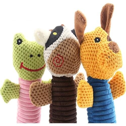 Pet plush dog toys cute dog chew toys animals will cat puppy toy toot squirrel pet chew squeak Dogs Toys
