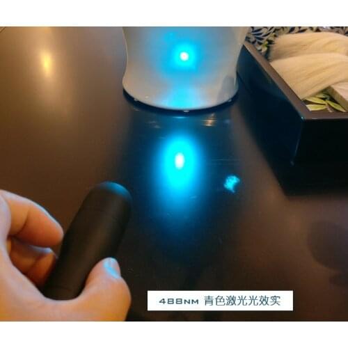 Portable cute Diving 1W Blue 450nm laser flashlight /single battery
