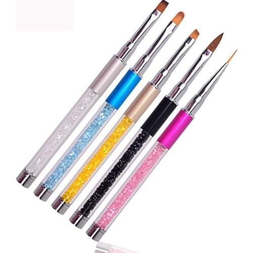 Phototherapy Pen Drawing Brushes Manicure Tools Carving Light Therapy Pen Nail Art Pen DIY Painting Flower