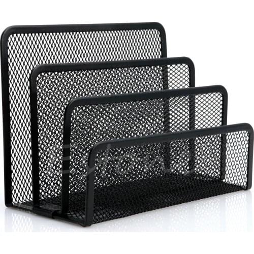 Mesh Letter Sorter Mail Document Tray Desk Office File Holder Organiser Business