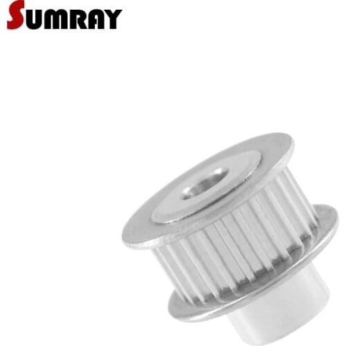 SUMRAY MXL 25T Timing Pulley 5/6/6.35/7/8/10/12mm Inner Bore Pulley Wheel 7mm Belt Width Gear Belt Pulley for 3D Printer 2PCS