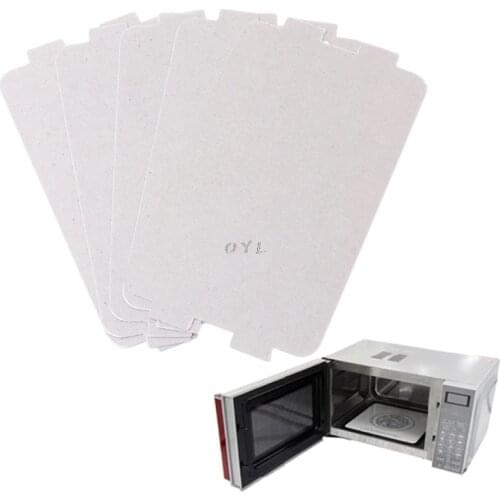Microwave Oven Mica Plate Sheet Thick Replacement Part 107x64mm For Midea 5Pcs