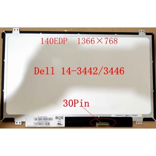 2 pieces P49G notebook 14-inch ultra-thin 30-pin LCD screen 14-3442 14-3446 display