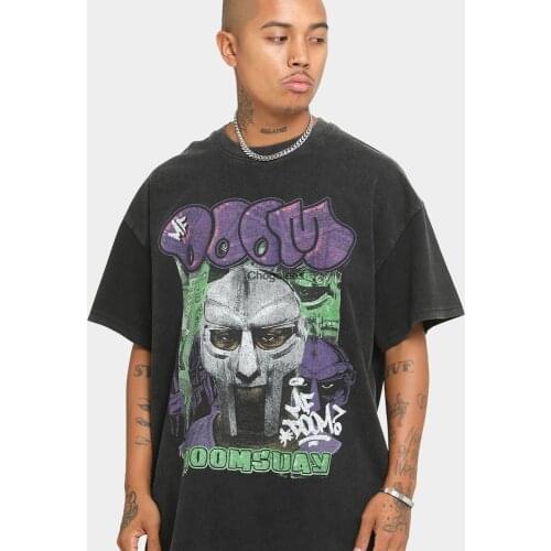 MF Doom Vintage T ShirtTee HoodedFunny Birthday Cotton Tee Vintage Gift For Men Women