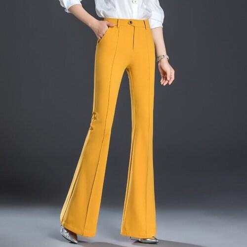 Women pants Slim spring autumn High waist pant casual pants Women 20618-1