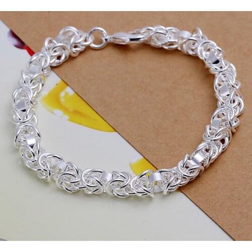 Silver color female models exquisite wedding nice gift circle bracelet fashion charm chain women models birthday gift