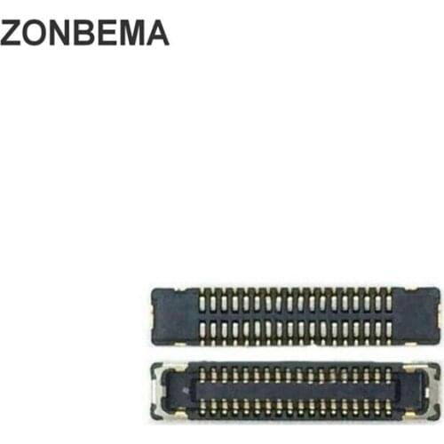 ZONBEMA 500pcs/lot Original New LCD Touch screen FPC Connector Port Plug on On Logic Board Mainboard for iPhone 6 6 Plus