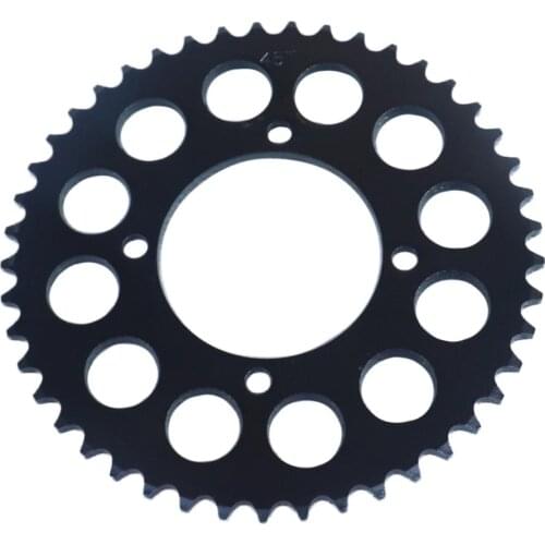 420 Chains 45T 76mm Motorcycle Chain Sprockets Rear Back Sprocket Cog For 110cc 125cc 140cc Dirt Pit Bike