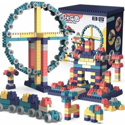 520pcs DIY Car Model Building Blocks Bricks ABS Construction Peanut Blocks Educational Creative Bricks Toys for Children