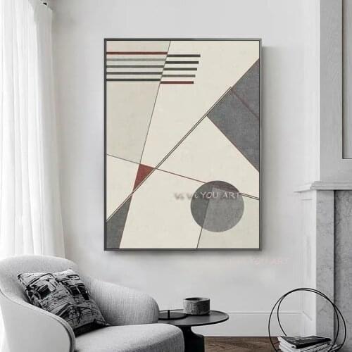 Abstract Line Color block Poster Wall Art Canvas Painting Nordic Posters Art Wall Pictures For Living Room Home Decor