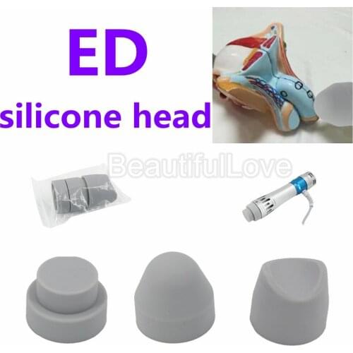 Shockwave Therapy Machine head ED silicone head(3 head) Physiotherapy ED Treatment Accessories Body Massager Functional head