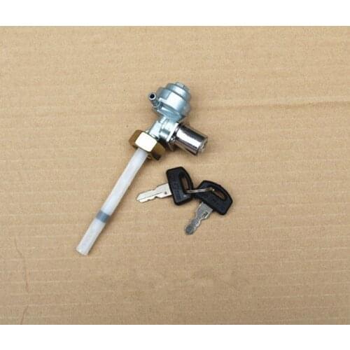 Free Shipping CG125 XF125 Motorcycle Fuel Tap With Key Motorbike Fuel Tank Switch Petrol Valve