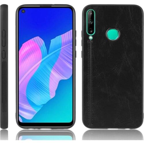 For Huawei Y5P Y6P Y7P Y8P Case Luxury Calfskin PU Leather lines Hard Back Cover Case For Huawei Y5 P Y6 P Y7 P Y8 P Phone Case