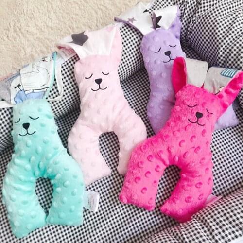 Baby Comfort Toy Bean Velvet Cute Rabbit Sleep Doll Childrens Toys Can Be Into The Mouth Toy